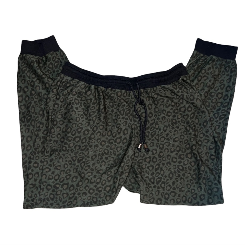 Southpole Army Green Cheetah Joggers